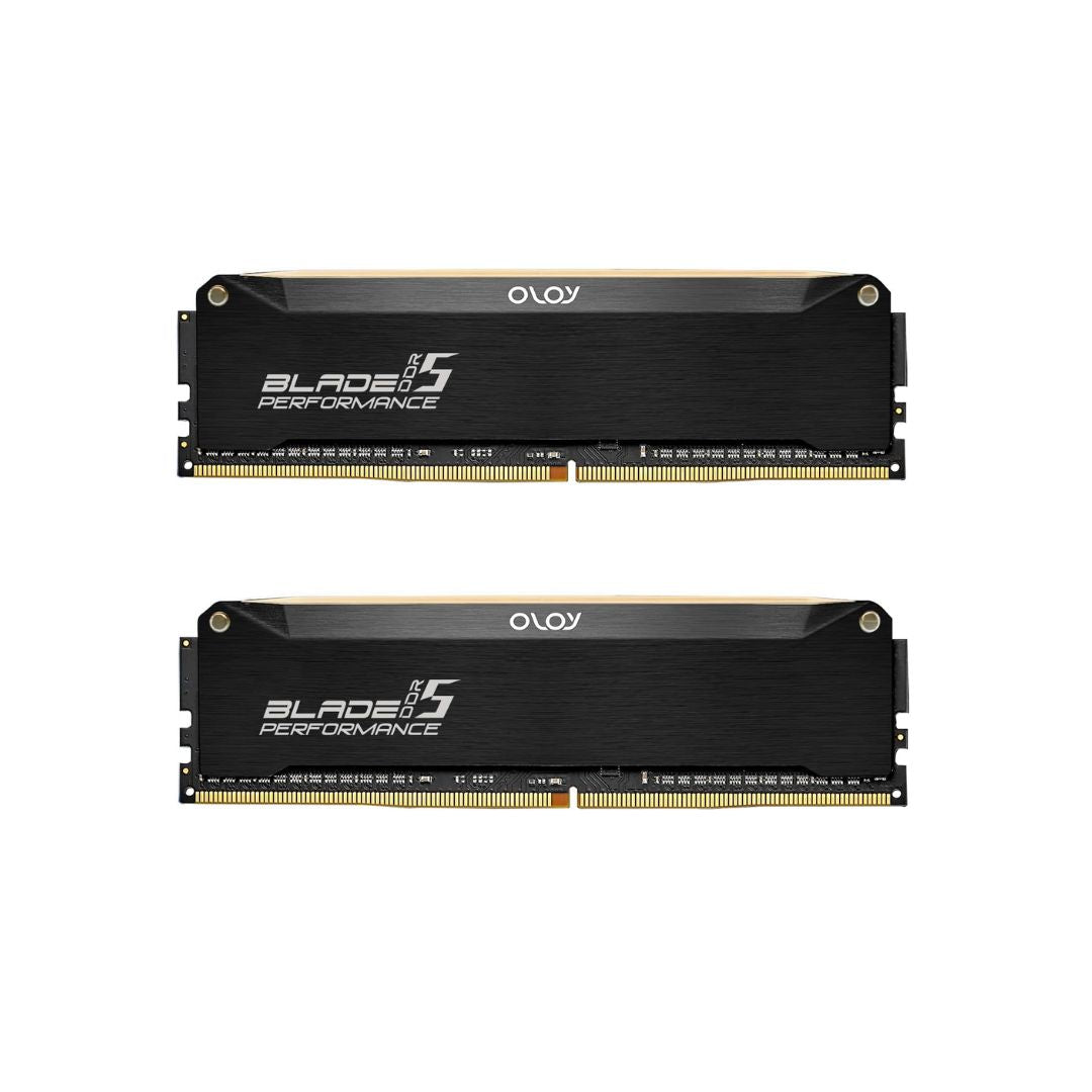 OLOy Blade DDR5 32GB (2x16GB) 5600MHz RGB Black Desktop Memory - 1