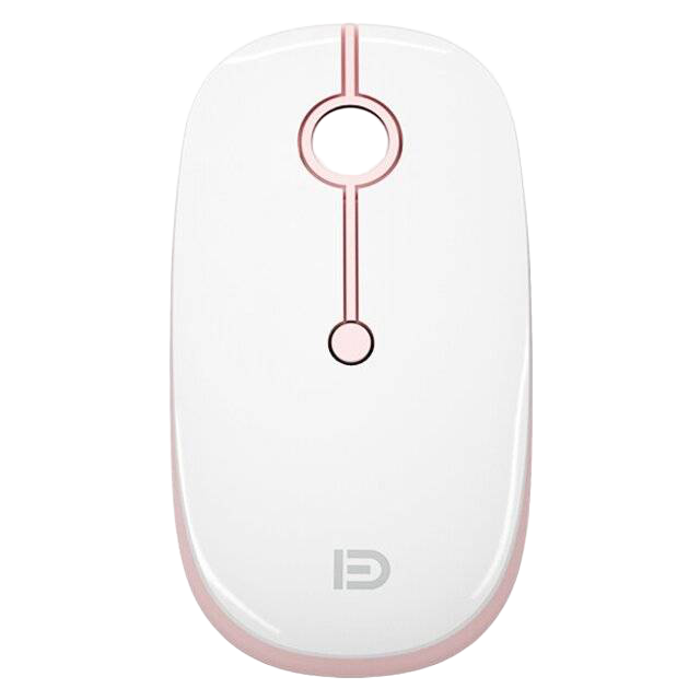Fude I330 Wireless Mouse - White Pink - 1