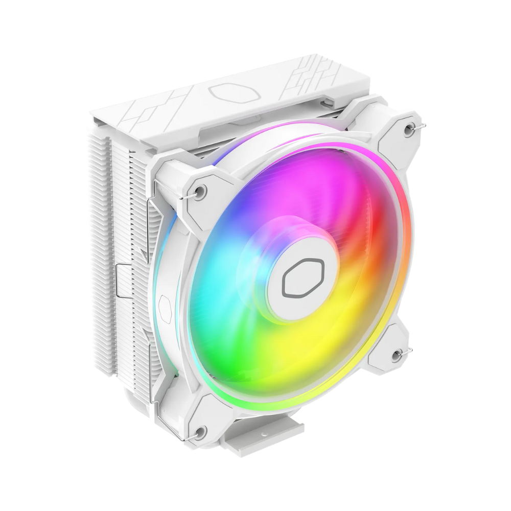 CoolerMaster Hyper 212 Halo Air Cooler 120mm ARGB 140W White - 1