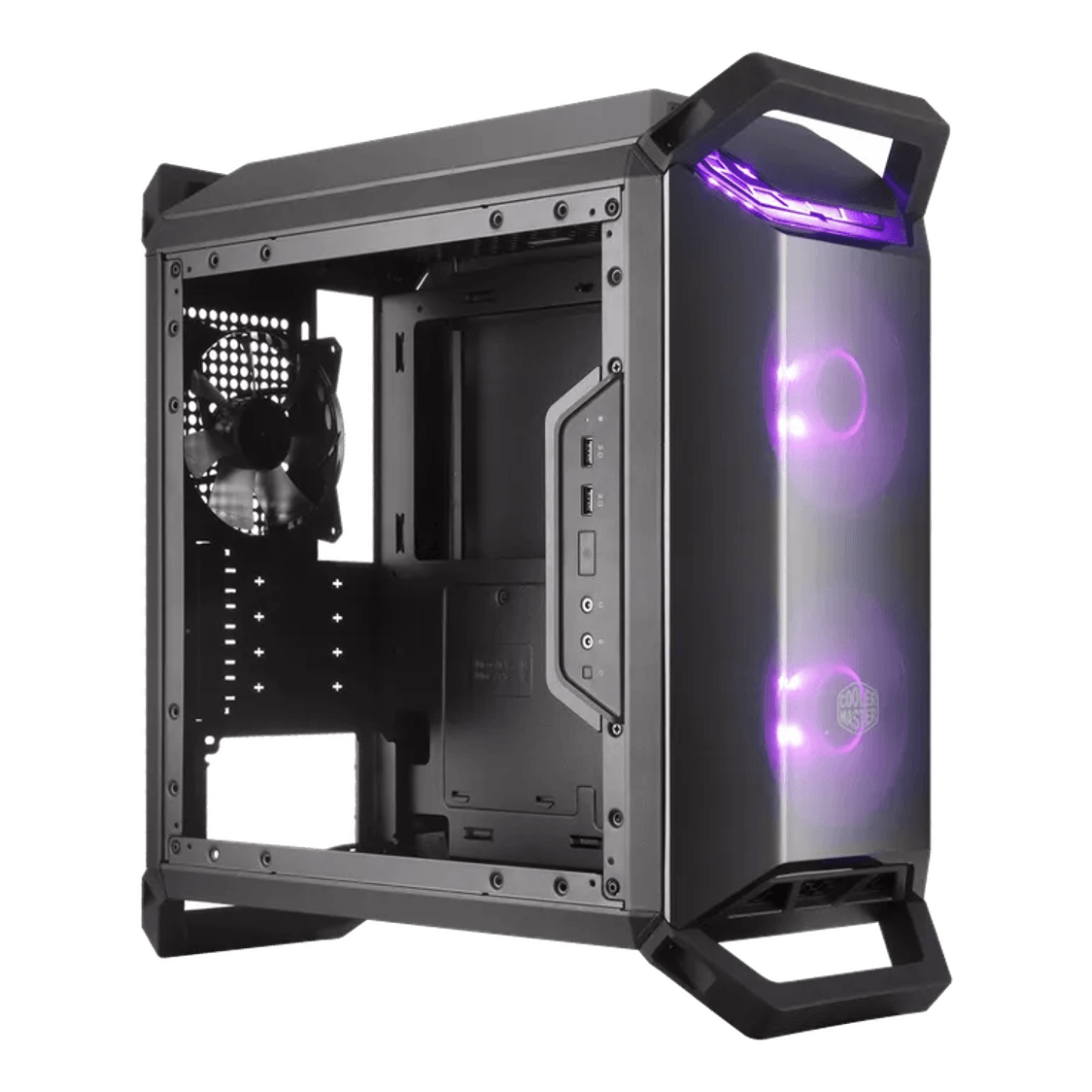 كيس Cooler Master MasterBox Q300P Mini Tower Micro-ATX أسود - 1