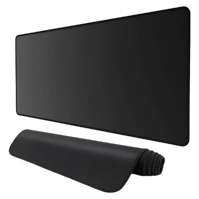 Unbranded 90x45cm Mouse Pad Black - 1