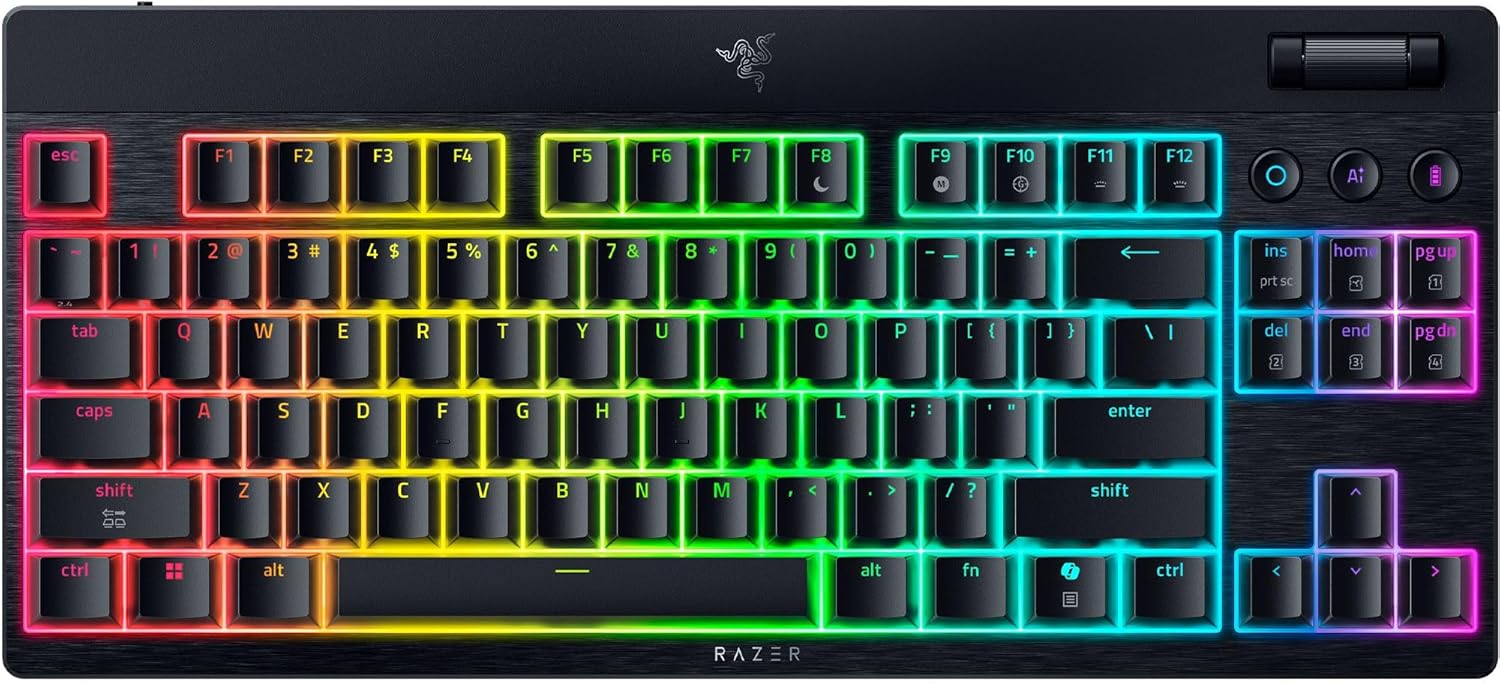 Razer BlackWidow V4 TKL Mechanical Keyboard Dual-Mode RGB - 1