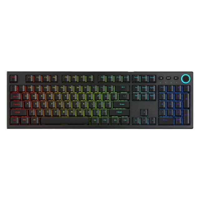 كيبورد Stinger SK-6000 Full-Size Mechanical Dual-Mode RGB أسود - 1