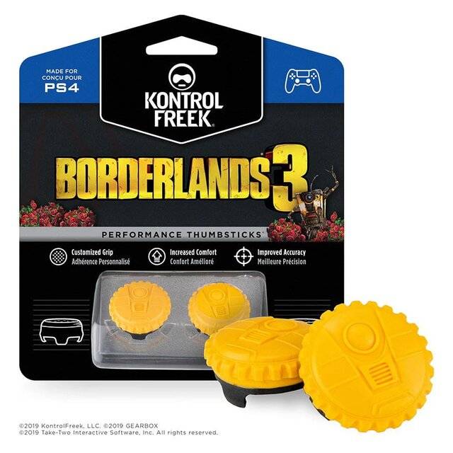 KontrolFreek Borderlands 3 Claptrap Performance Thumbsticks for PS4/PS5 - 1