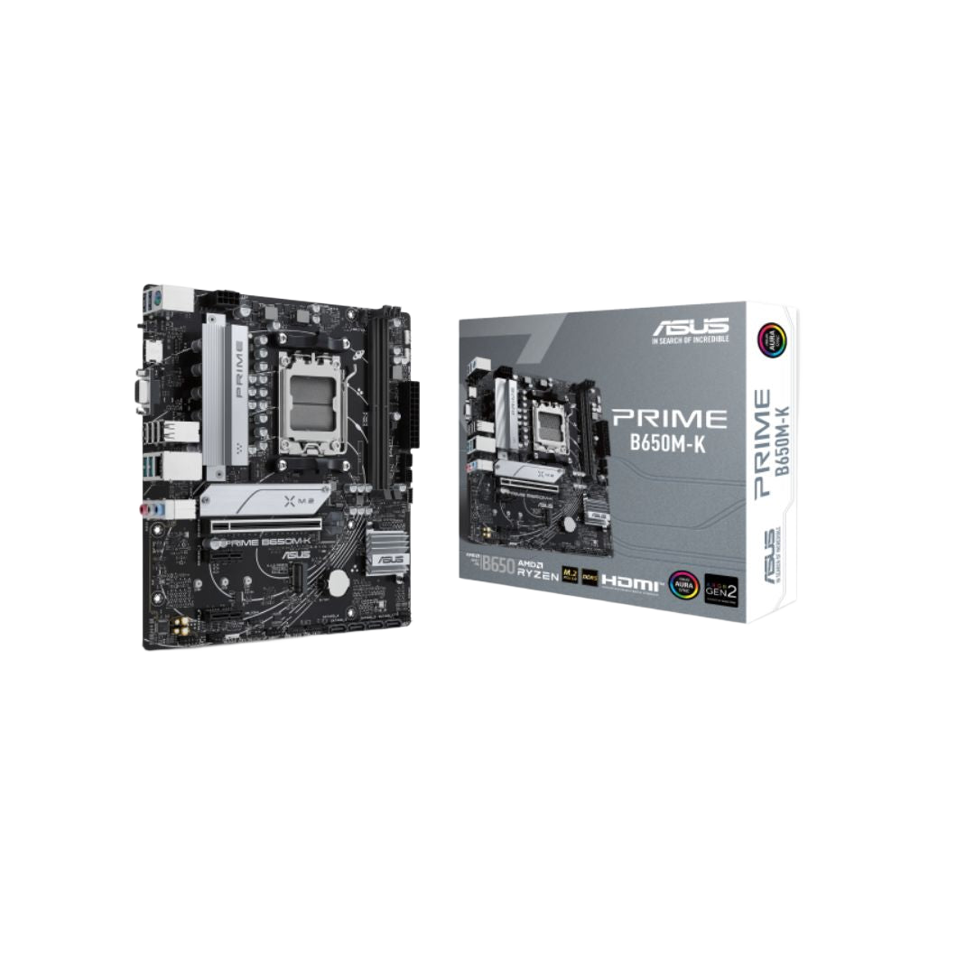 ASUS Prime B650M-K B650 AM5 Micro-ATX Motherboard - 1