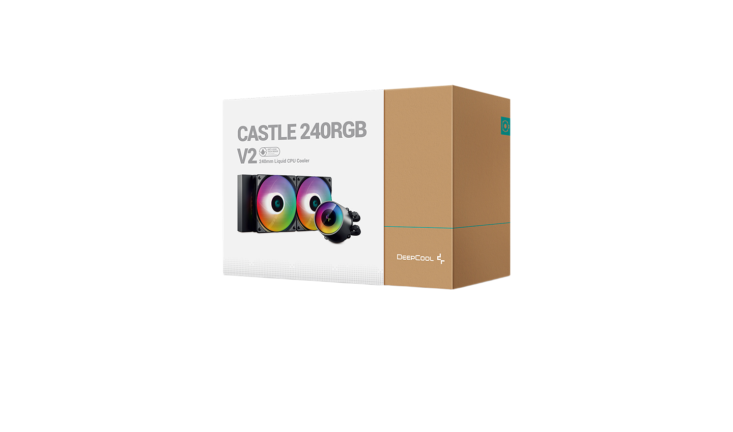 DeepCool Castle 240RGB V2 AIO Liquid Cooler 240mm - 1
