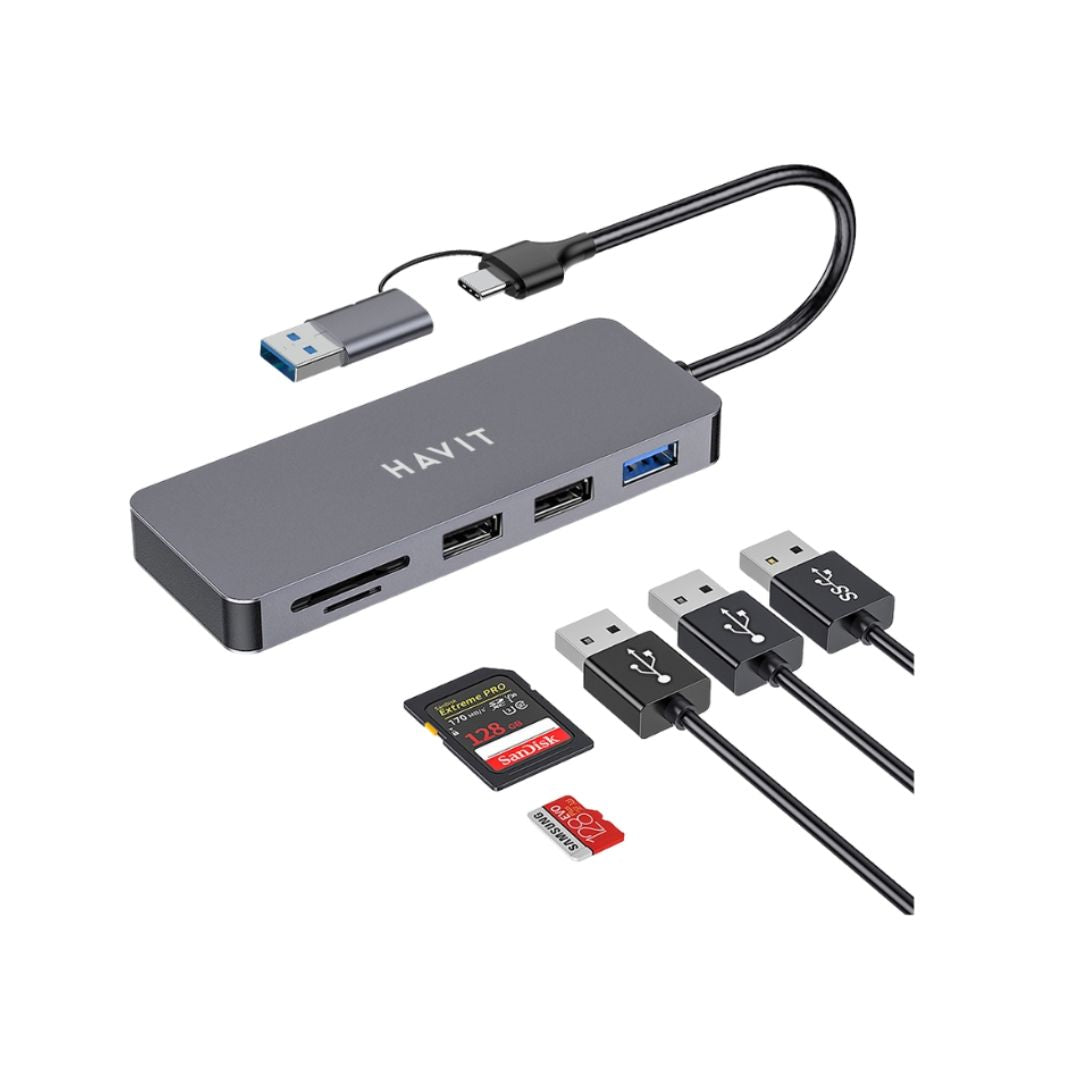 محول Havit HB41 4-Port USB 3.0 USB Hub - 1