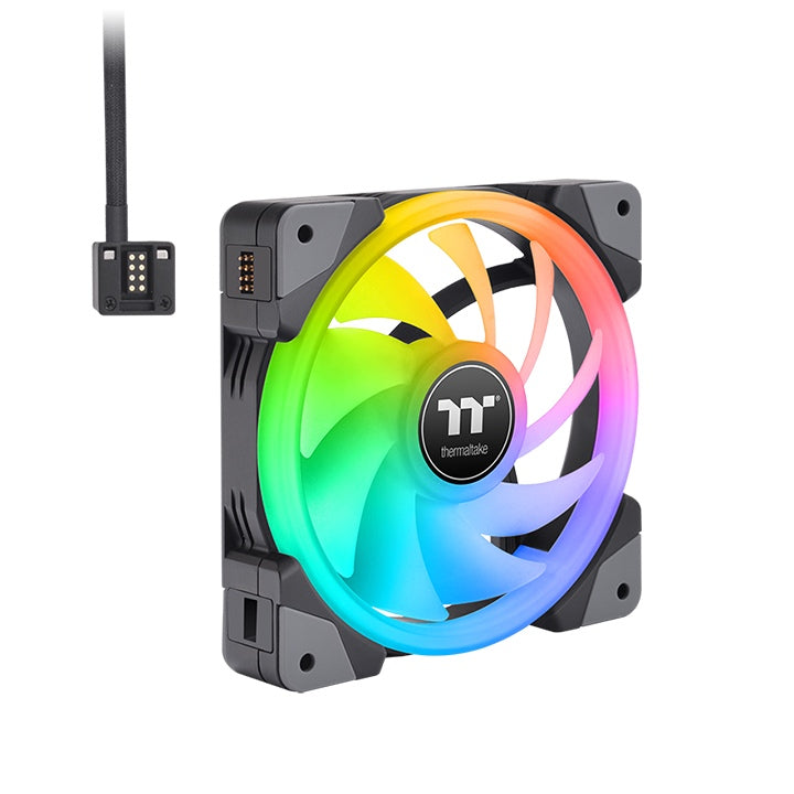 مبرد Thermaltake SWAFAN EX12 Air 120mm RGB 3-Pack أبيض - 1