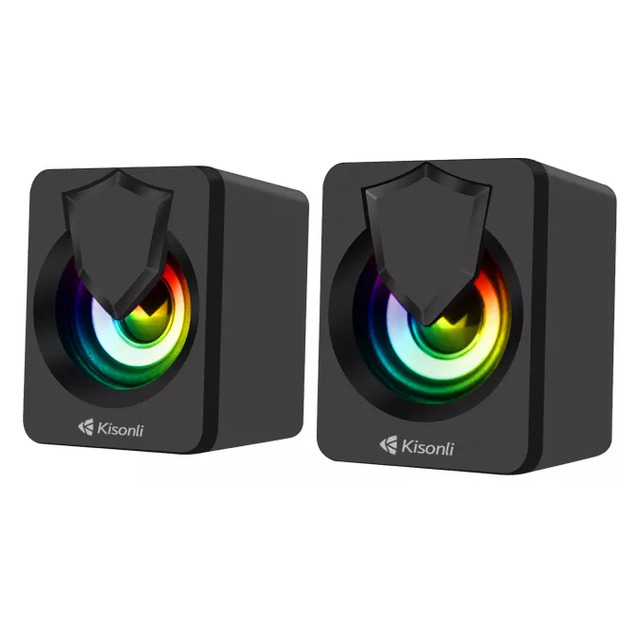 سبيكر Kisonli L-1030 2.0 قناة 6W سلكي أسود - 1