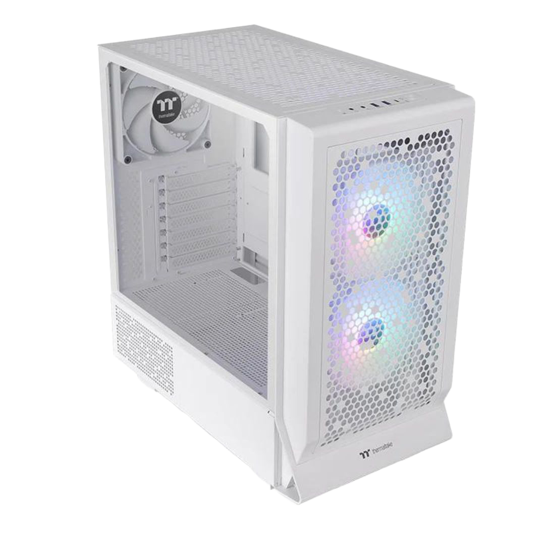 Thermaltake Ceres 330 Mid-Tower ATX Case White Tempered Glass ARGB - 1