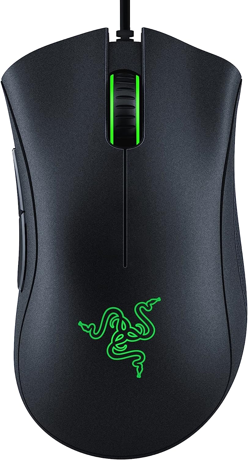 Razer DeathAdder Essential 6400 DPI Wired Gaming Mouse White - 1