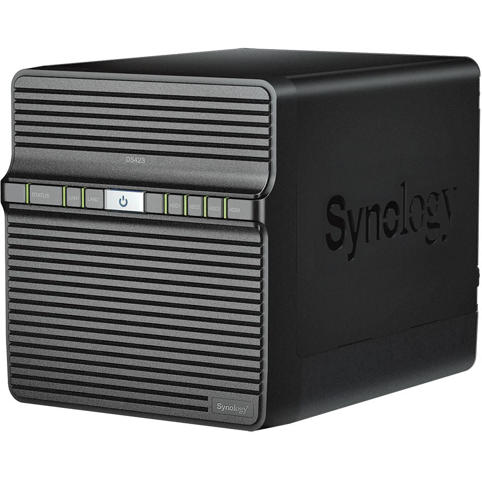 Synology DiskStation DS423 4-Bay NAS 2GB RAM Quad-Core 1.7GHz 72TB Black - 1