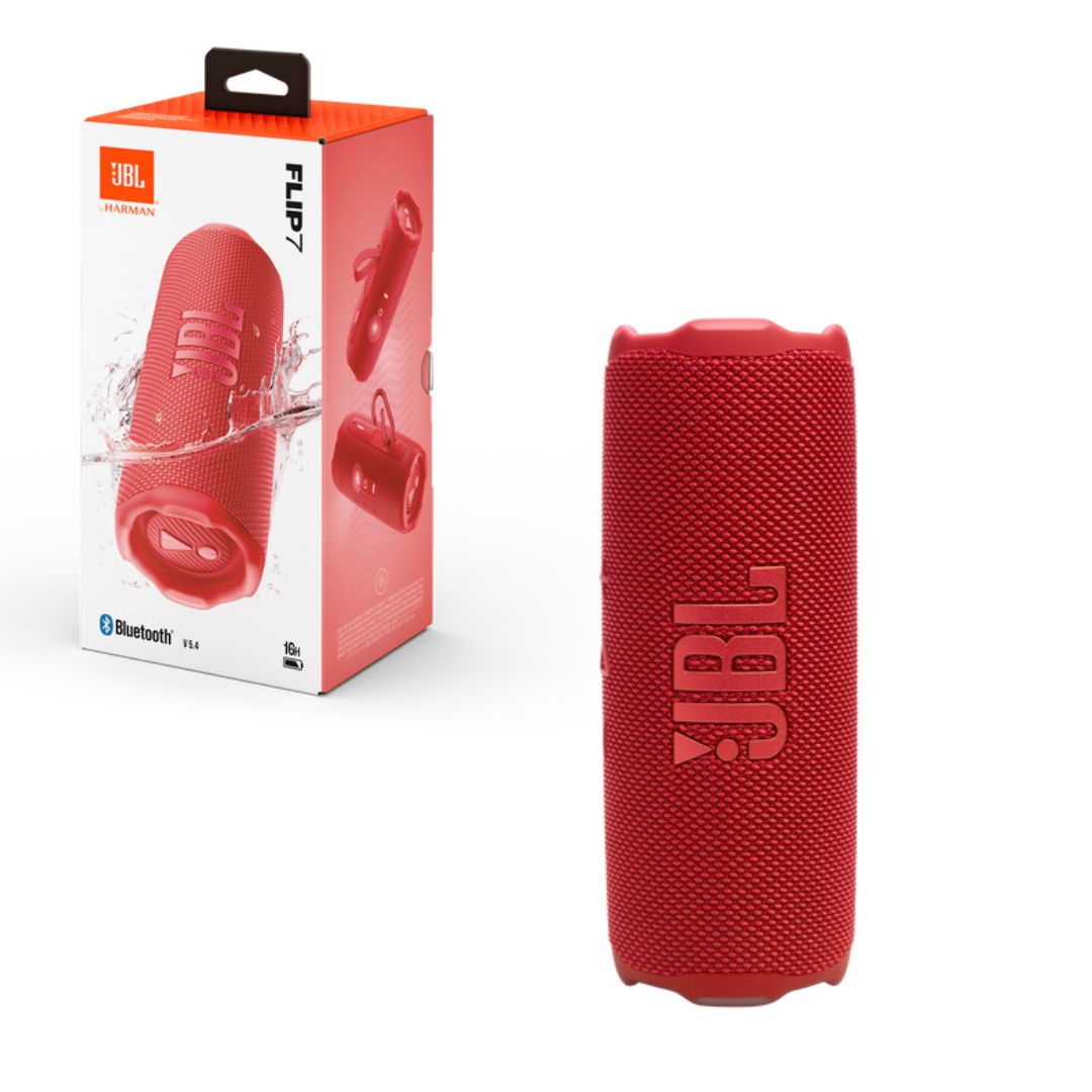 سبيكر JBL Flip 7 2.0 35W بلوتوث أحمر - 1