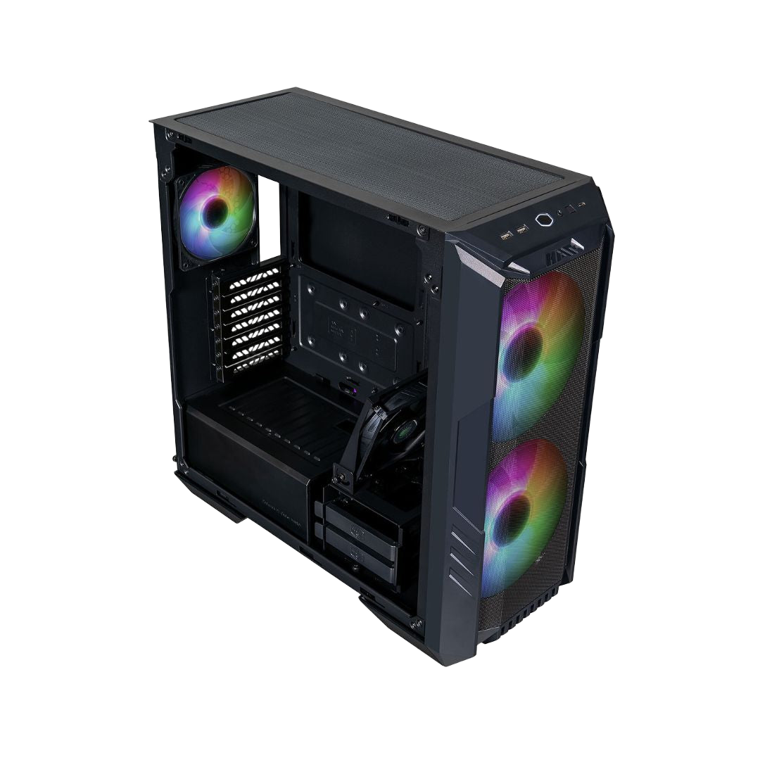 Cooler Master HAF 500 Mid-Tower ATX Case Black Tempered Glass - 1
