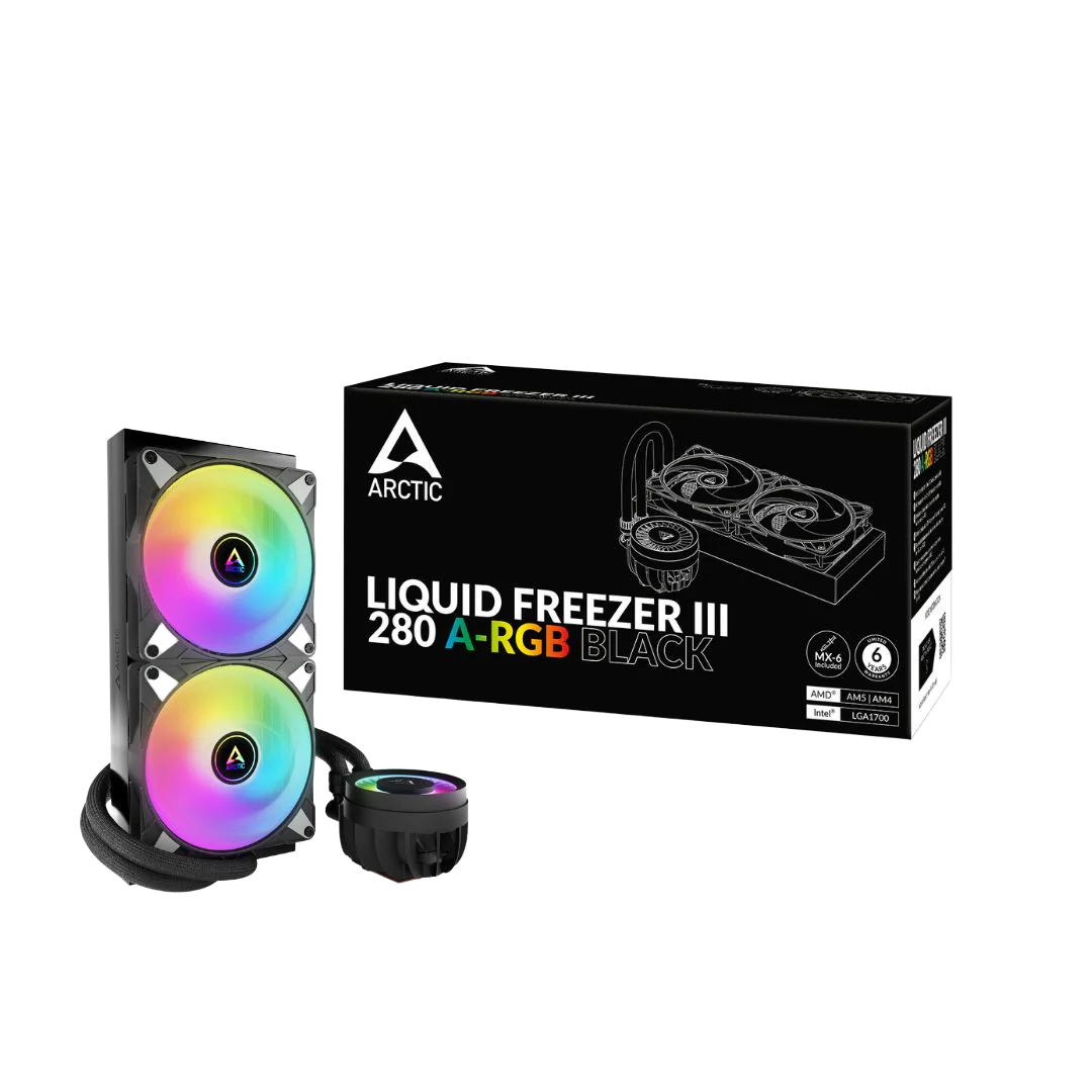 Arctic Liquid Freezer III 280 A-RGB AIO CPU Cooler 280mm AM5/LGA1700 - 1