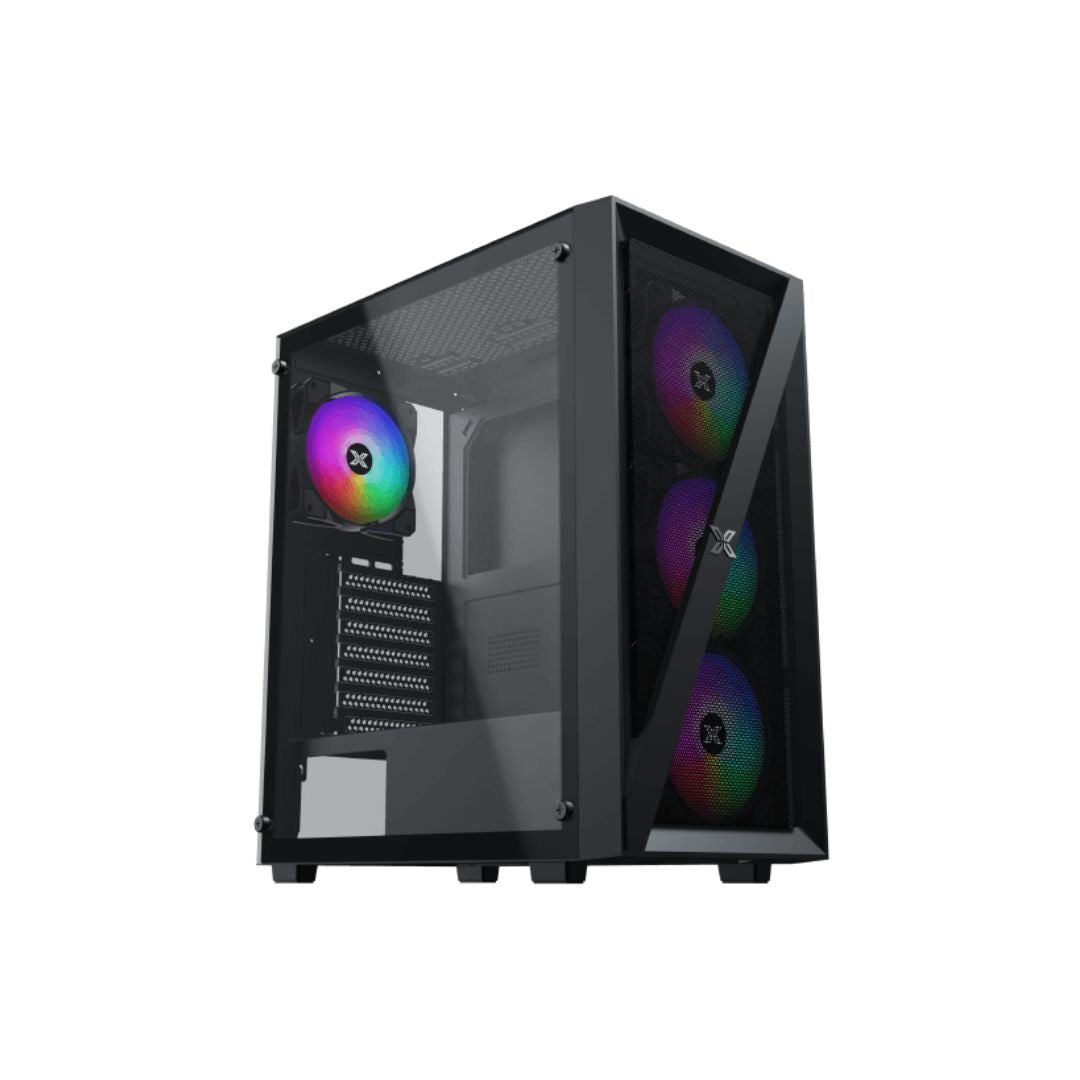 كيس Xigmatek Blade Mid-Tower ATX أسود RGB - 1