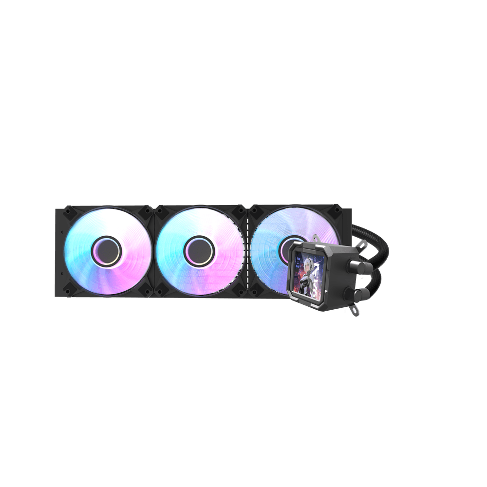 مبرد DarkFlash DV360S 360mm مبرد سائل LCD أسود - 1
