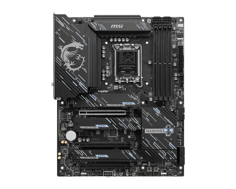 MSI Z890 Gaming Plus WiFi LGA1851 ATX Motherboard Black - 1