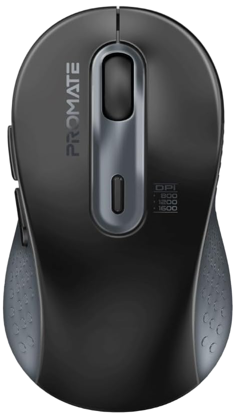 Promate Ken Wireless Mouse Bluetooth/2.4GHz 1600 DPI - 1
