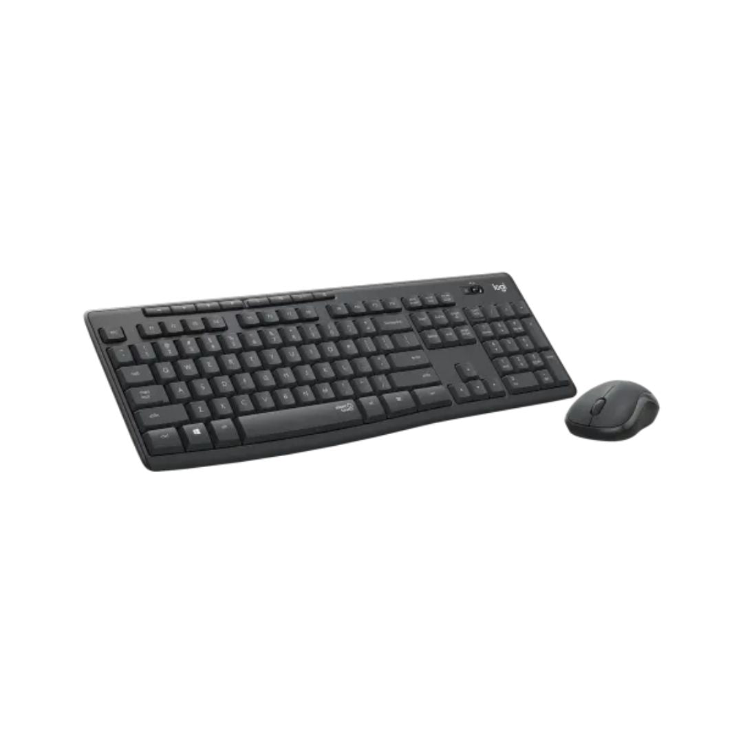 كيت كيبورد وماوس Logitech MK295 Full-Size Wireless Gray - 1