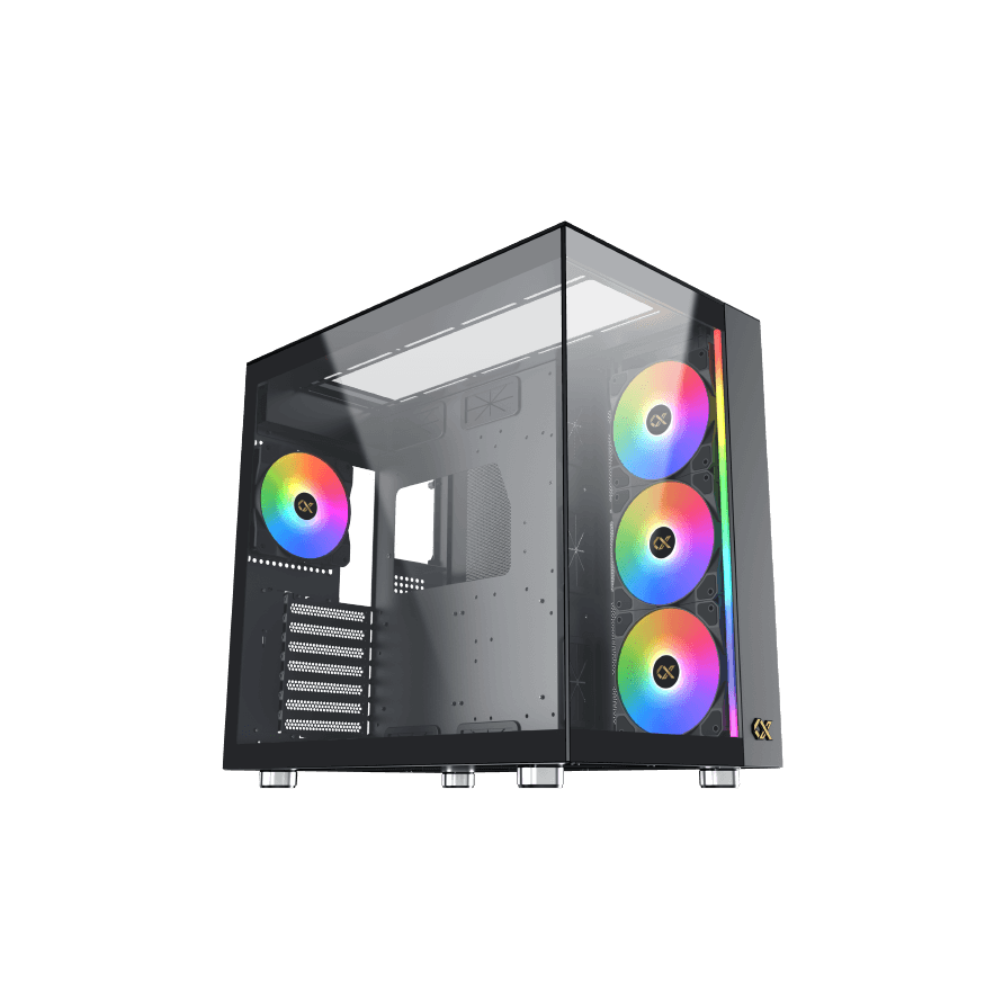 كيس XIGMATECK Aqua Ultra Mid-Tower ATX أسود - 1