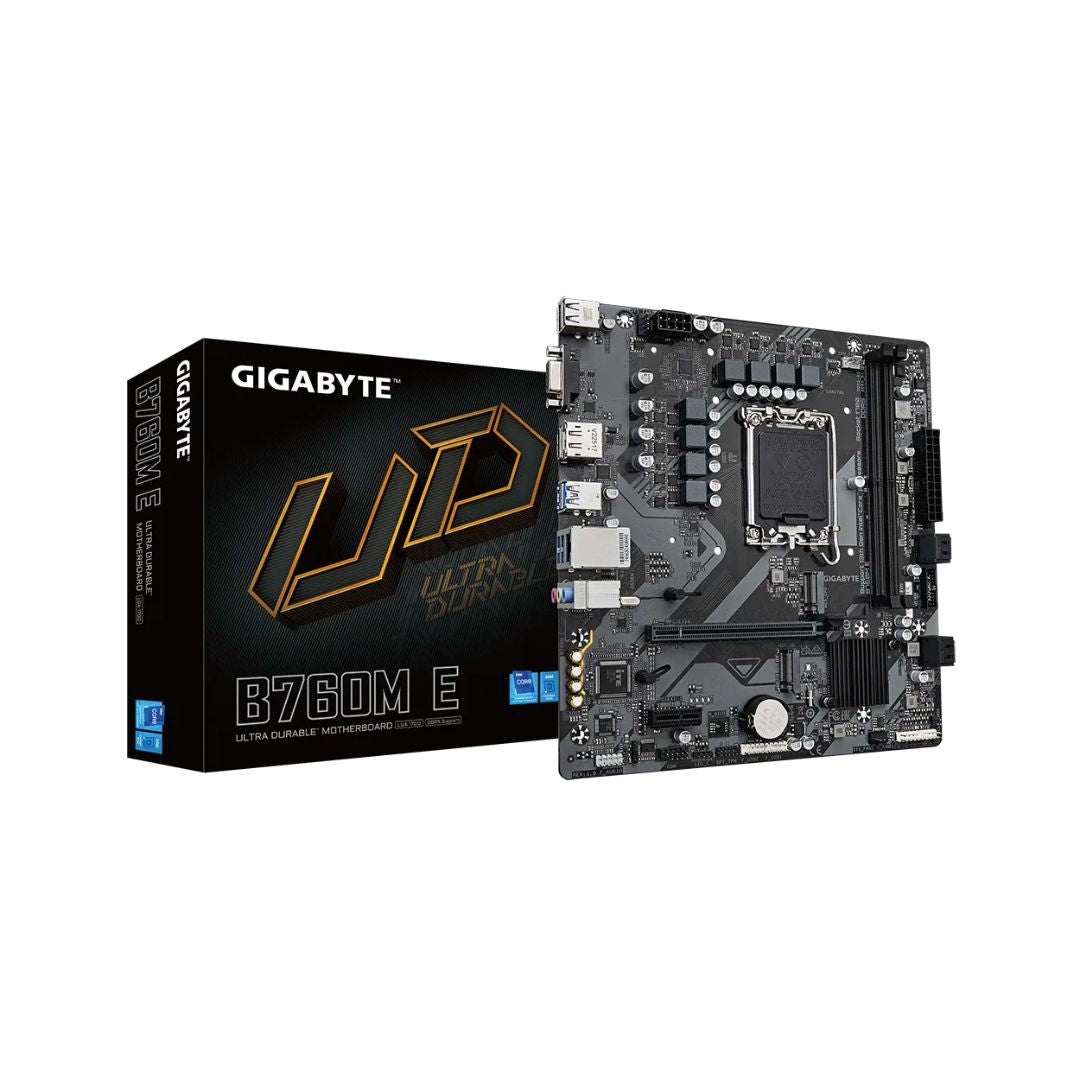 Gigabyte B760M-E Intel B760 LGA1700 Micro-ATX Motherboard - 1