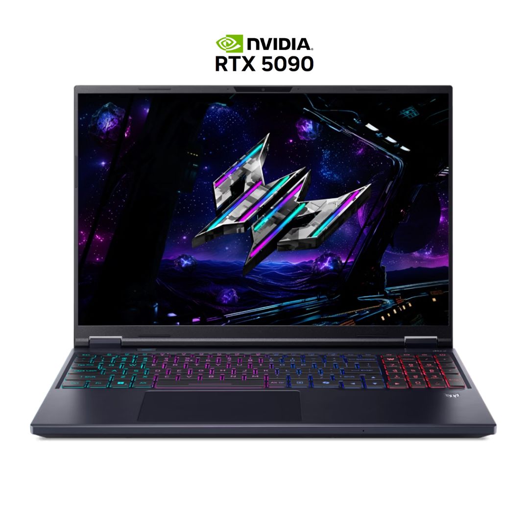 لابتوب Acer Predator Helios 16 AI Ultra 9-275HX 16GB/1TB RTX 5090 شاشة 16″ WQXGA OLED 240Hz أسود - 1