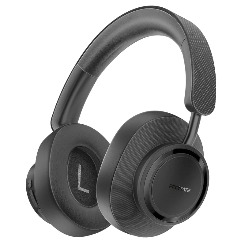Promate Takt Over-Ear Wireless Headset Dual-Mode Mic White - 1