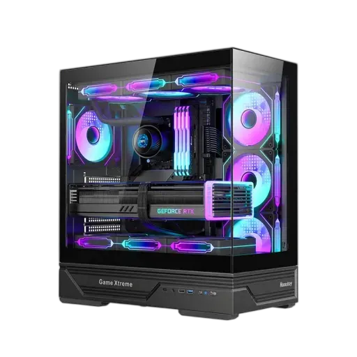 Huntkey Fortune GX760A Mid-Tower Case ARGB - 1