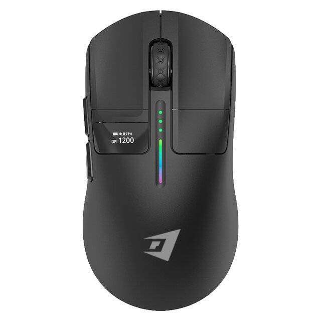 ماوس Jertech JWMC1 12000 DPI لاسلكي أسود - 1