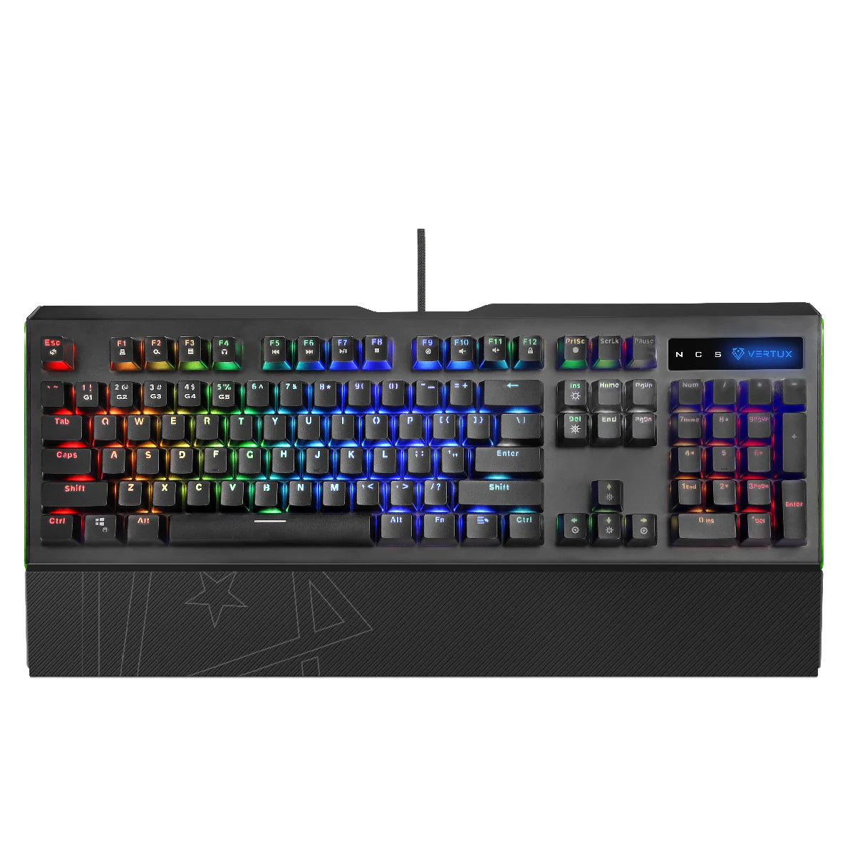Vertux Toucan Pro Mechanical Gaming Keyboard Wired RGB - 1