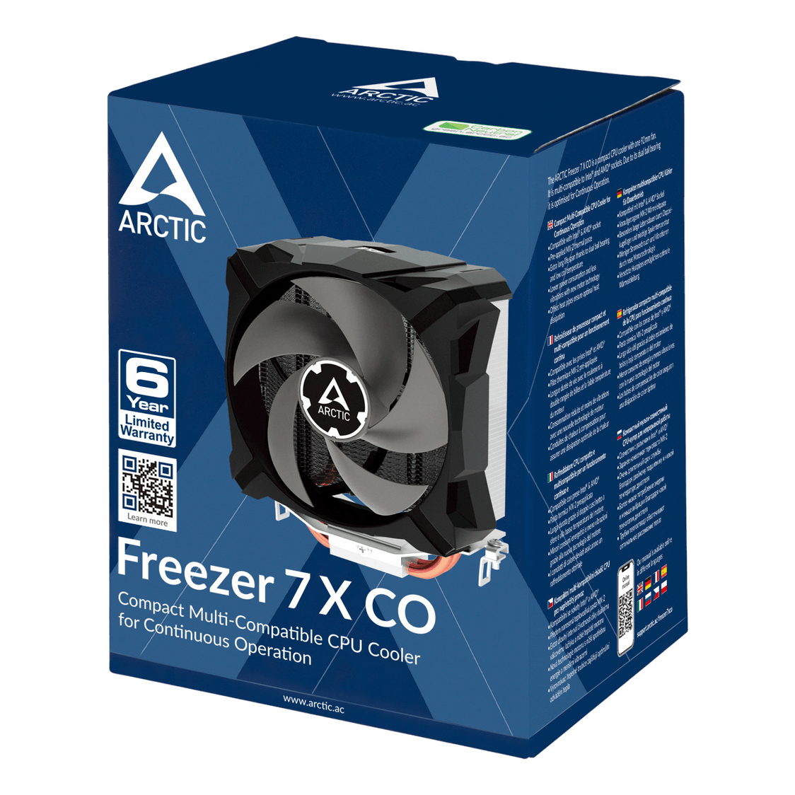 Arctic Freezer 7 X CO 120mm Air CPU Cooler LGA1700 AM5 - 1