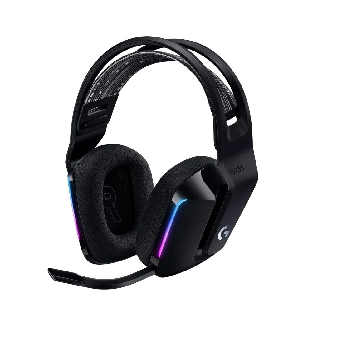 Logitech G733 LIGHTSPEED Wireless Gaming Headset Black - 1