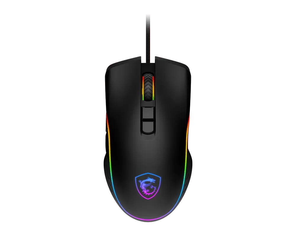 ماوس MSI Forge GM300 7200 DPI USB أسود RGB - 1