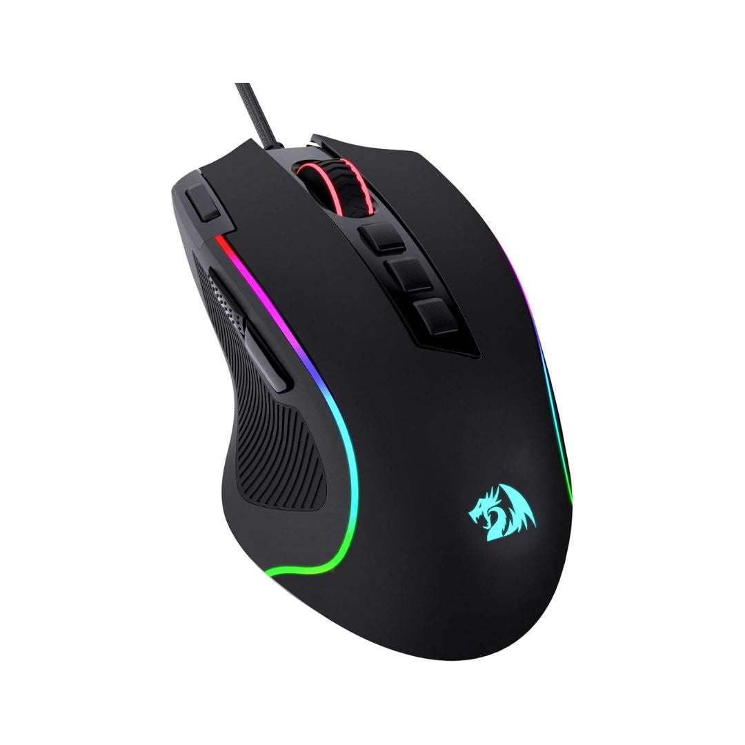 Redragon Predator M612 8000 DPI Dual-Mode RGB Gaming Mouse Black - 1
