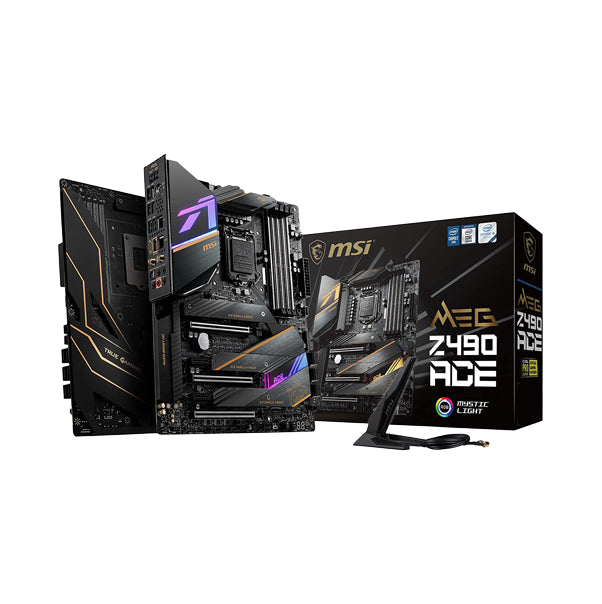 MSI MEG Z490 ACE LGA1200 ATX Motherboard Wi-Fi - 1