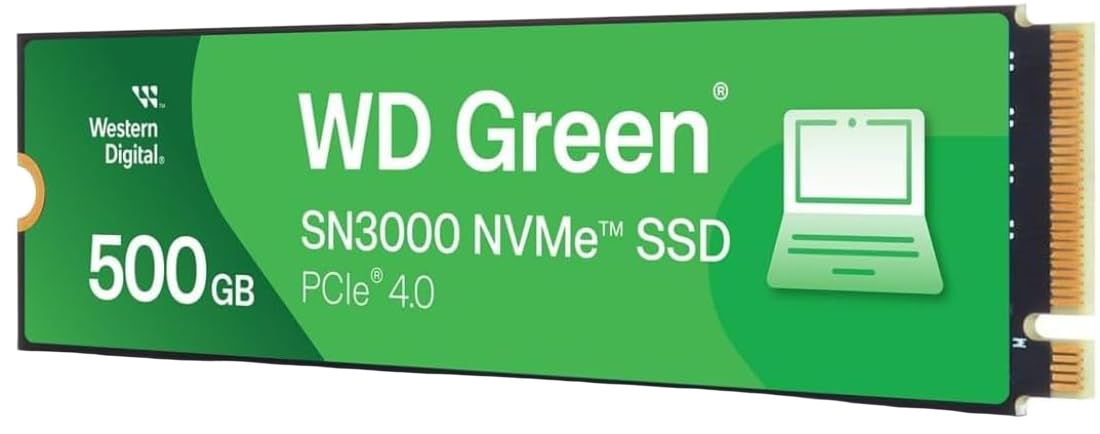 وحدة تخزين SSD Western Digital Green SN3000 سعة 500GB NVMe M.2 PCIe 4.0 - 1