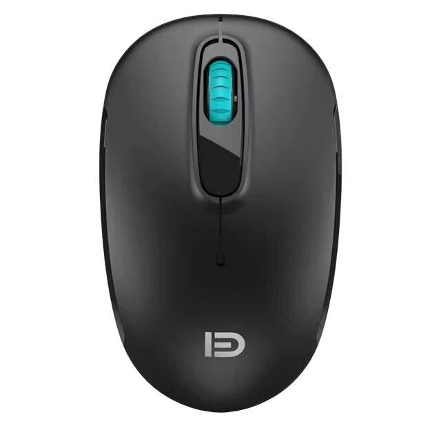 Fude i310 Silent Wireless Mouse - Black - 1