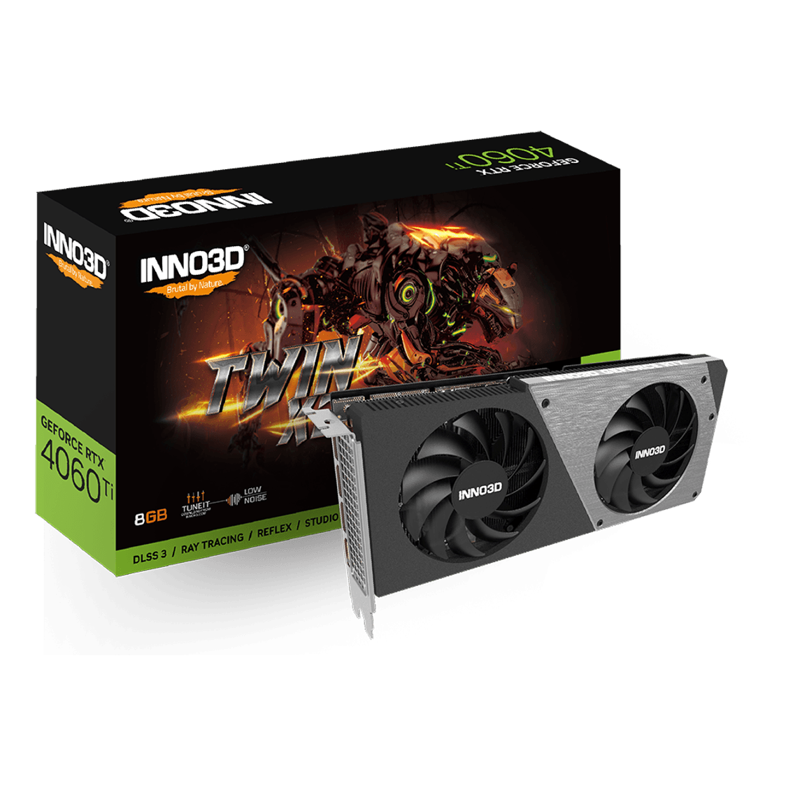كارت شاشة INNO3D GeForce RTX 4060 Ti 8GB GDDR6 Twin X2 - 1