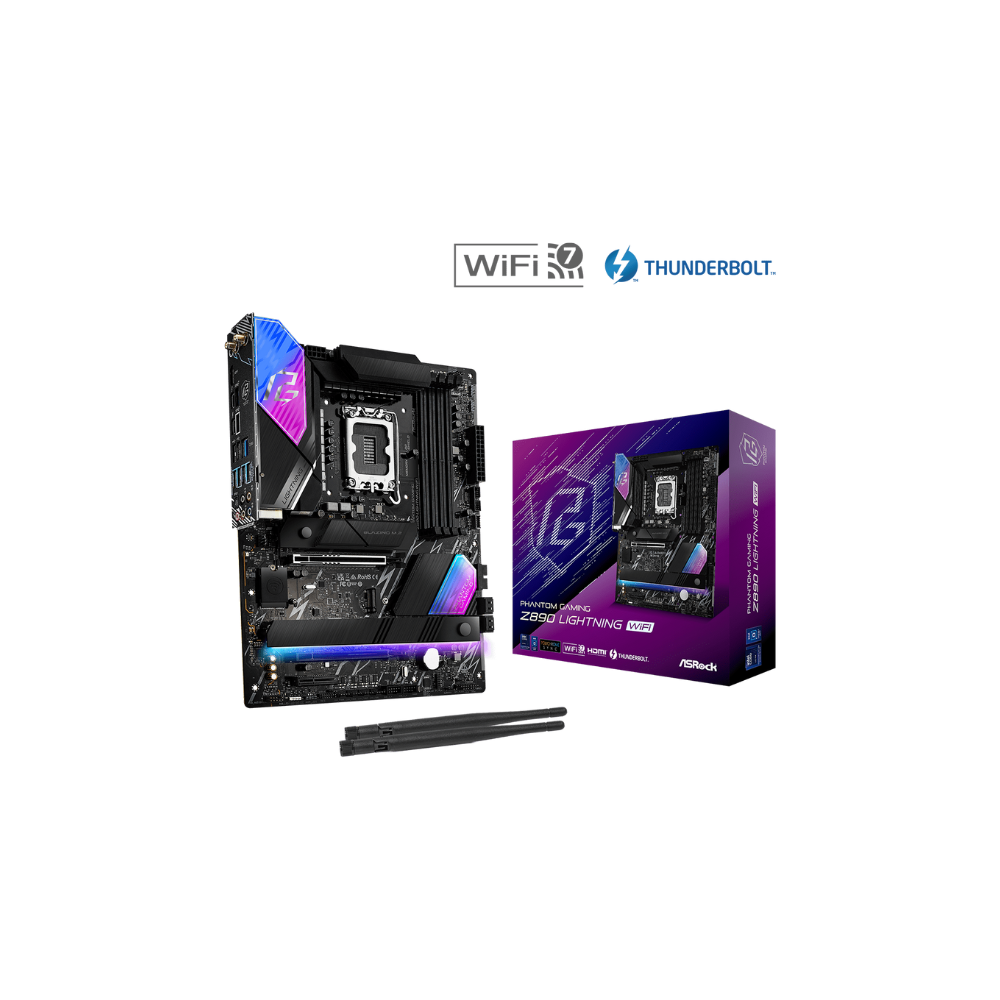 ASRock Z890 Lightning WiFi ATX DDR5 LGA1851 Motherboard - 1