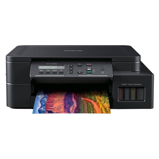 طابعة متعددة الوظائف Brother T520W حبر ملون طباعة مسح ضوئي نسخ وضع مزدوج - 1