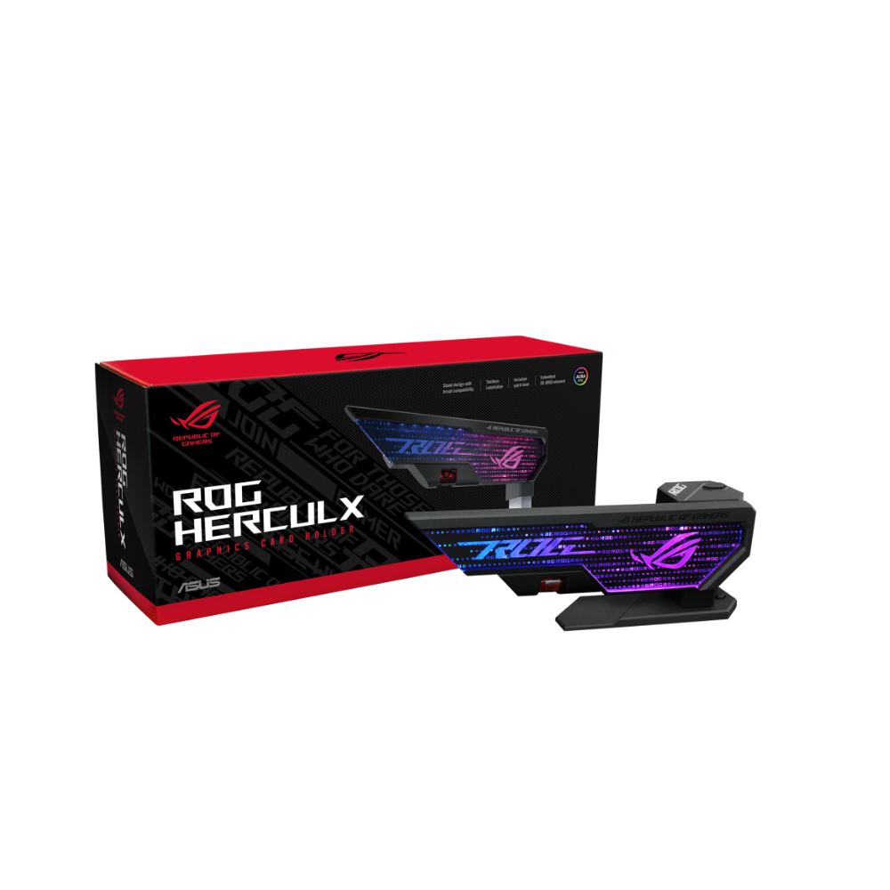 كارت شاشة ASUS ROG Herculx حامل دعم منع الهبوط أسود - 1