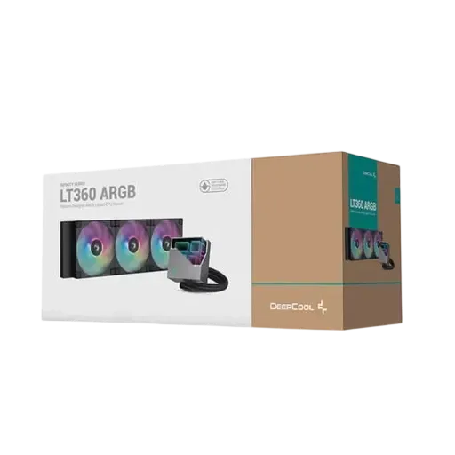 مبرد Deepcool LT360 360mm مبرد سائل ARGB أسود - 1