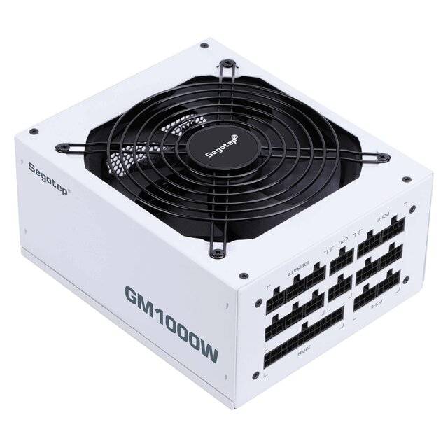 Segotep GM 1000W 80+ Gold Fully Modular PSU White - 1