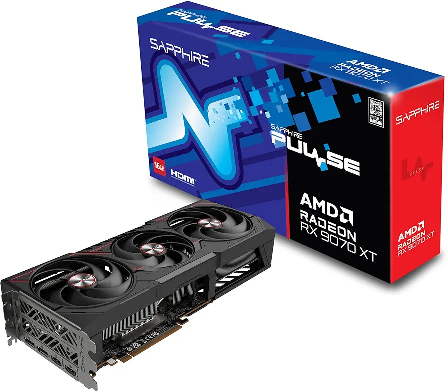 كارت شاشة Sapphire Pulse Radeon RX 9070 XT 16GB GDDR6 - 1