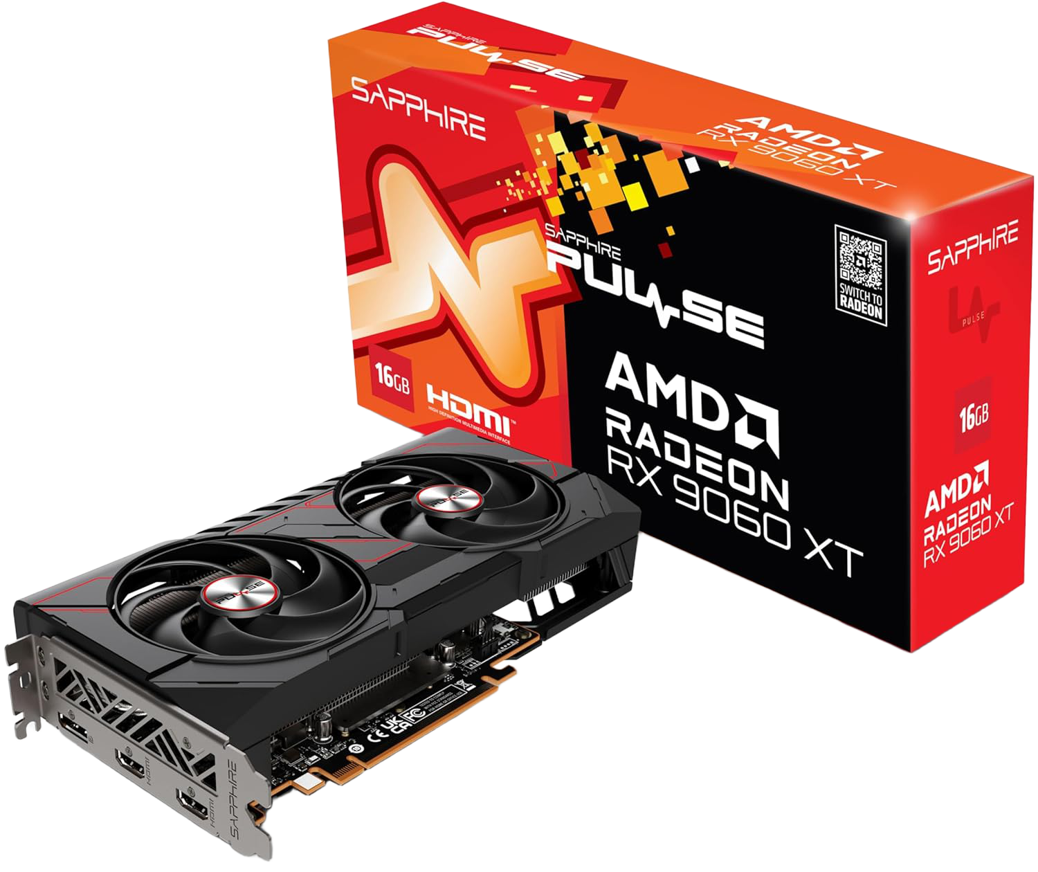 Sapphire Pulse Radeon RX 7600 XT 16GB GDDR6 - 1