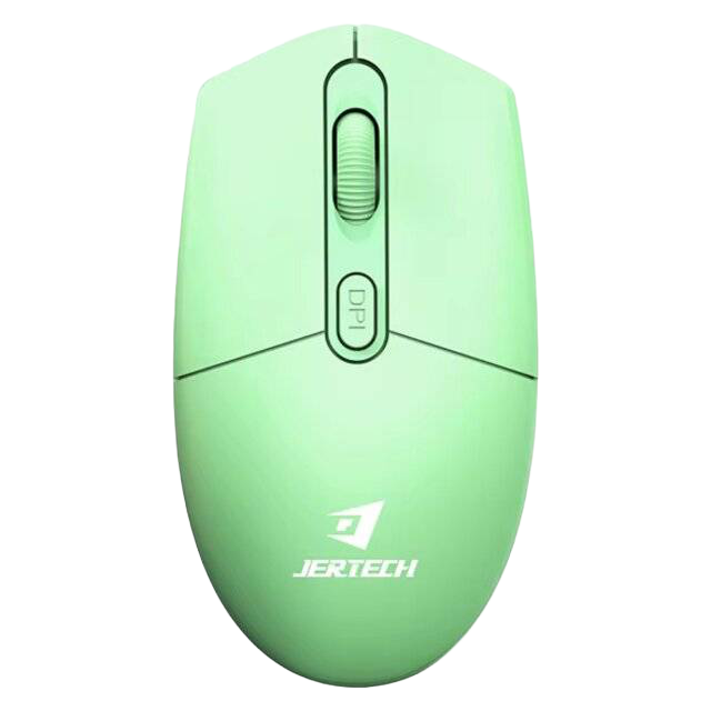 ماوس Jertech SM-02 لاسلكي 1200 DPI أخضر - 1