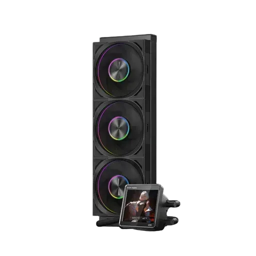 مبرد PC Cooler DT360 360mm AIO سائل ARGB 320W أسود - 1