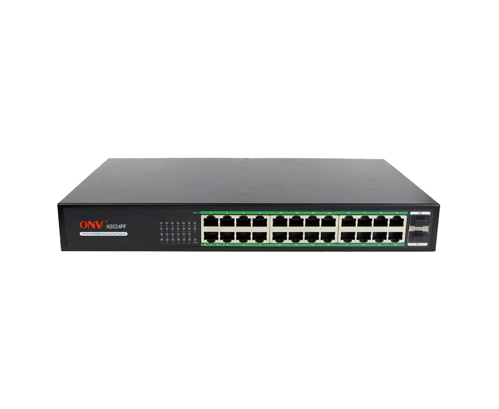 ONV ONV-POE33024PF 26-Port 1Gbps Unmanaged PoE Switch - 1