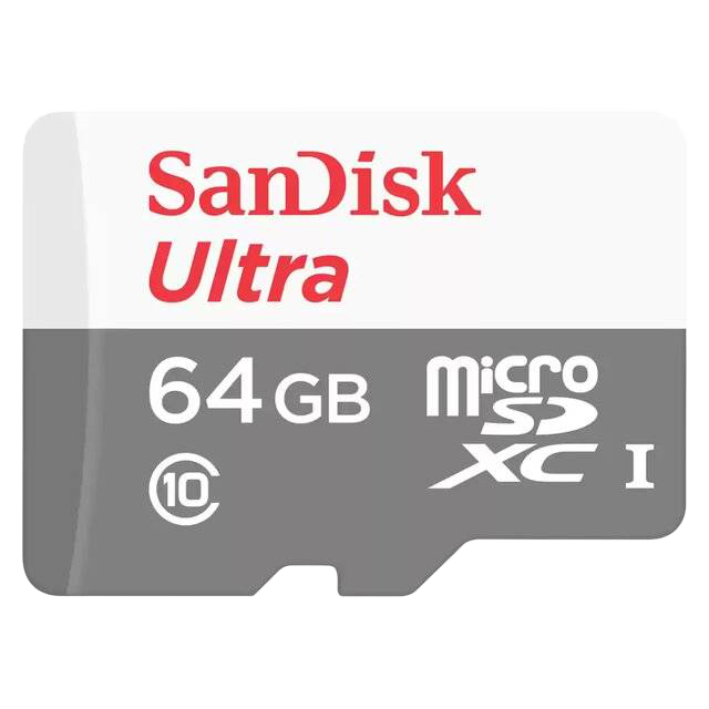 SanDisk Ultra 64GB MicroSDXC UHS-I Memory Card 100MB/s - 1